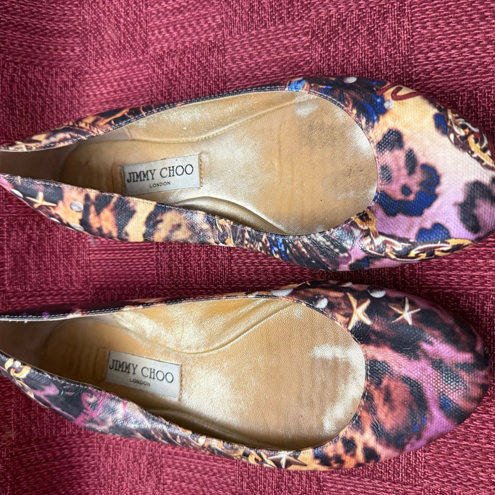 Jimmy Choo Vibrant Patterned Flats